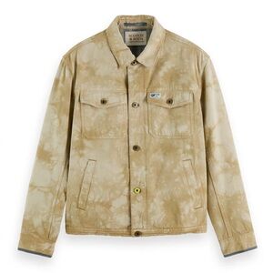 NWT Scotch & Soda Tie Dye Denim Trucker Jacket Size Medium